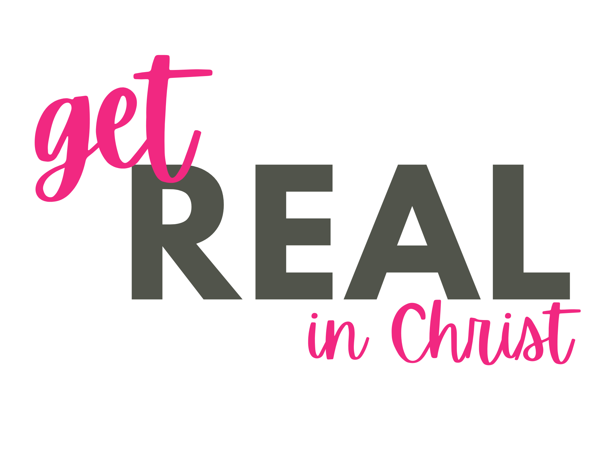 Get Real Logo (11 x 8.5 in)